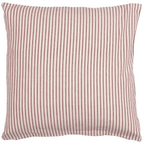 IB LAURSEN Povlak na polštář Ingrid Red Stripes 50 x 50 cm, červená barva, textil