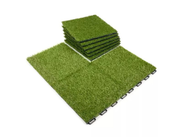 Plastová dlažba – FATRASTEP Grineris - 30×30×2,5 cm zelená (balení 9 ks = 0,81 m²)