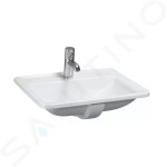 Laufen - Pro Zápustné umyvadlo, 560x440 mm, 1 otvor pro baterii, s LCC, bílá H8139614001041