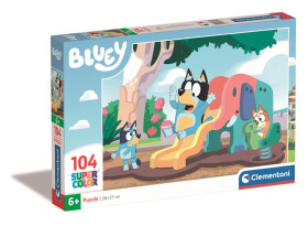 Puzzle 104 dílků Supercolor Bluey 2 - Clementoni