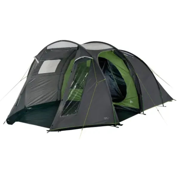 High Peak Ancona 4.0 zeleno-šedá / Stan pro 4 osoby / 435 x 240 x 190 cm / vodní sloupec: 3000mm (10244-HP)