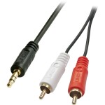 Oehlbach jack audio prodlužovací kabel [1x jack zástrčka 3,5 mm - 1x jack zásuvka 3,5 mm] 5.00 m černá pozlacené kontakty Oehlbac