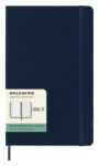 18měsíční diář Moleskine 2026-27 - tvrdé desky, L, týdenní, modrý