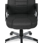 Kancelářské křeslo, houpací mechanismus, černá látka, KA-C713 BK2