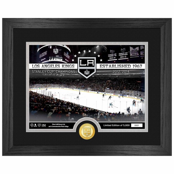 Obraz Los Angeles Kings NHL 2-Time Stanley Cup Champions Bronze Coin