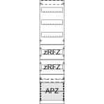 Striebel & John 2CPX054015R9999 FV17A2R2 Rozváděcí pole vestavné Počet modulů (šířka) = 12 Počet řádků = 3 Obsah 1 ks