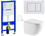 Závěsný WC set Geberit do lehkých stěn / předstěnová SAT SIKOGESREX67D30 SIKOGESREX67D30