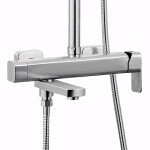 REA - Sprchový set Arlo Brush Nickle REA-P7340