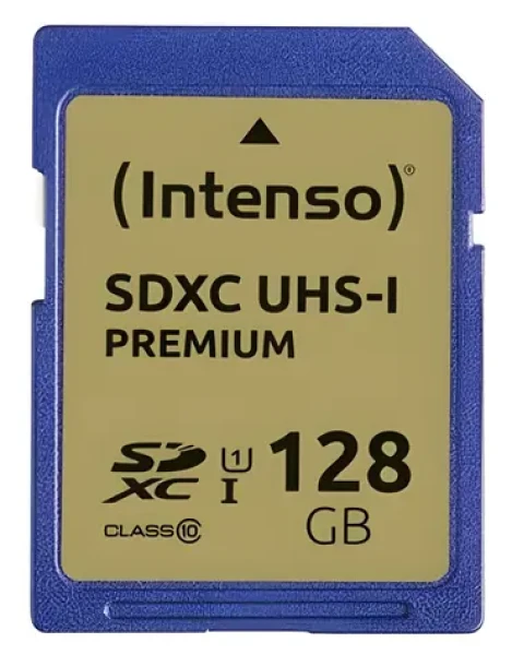 Intenso 128GB / Paměťová karta / SDXC / Class 10 / UHS-I / čtení: až 45 MB/s (3421491)