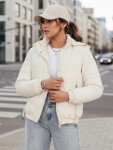 Dámská přechodná prošívaná bunda ZERNI bílá FashionStreet TY4176 XXL