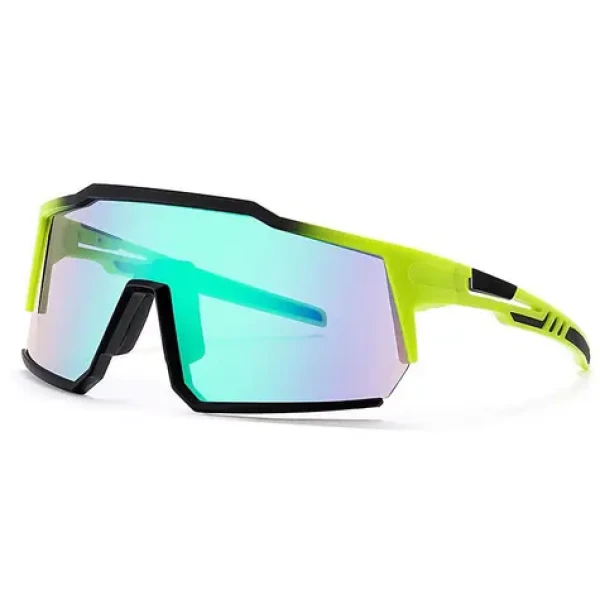 VeyRey Sportovní sluneční brýle Adha černá obruba zelená skla (8596545423807)