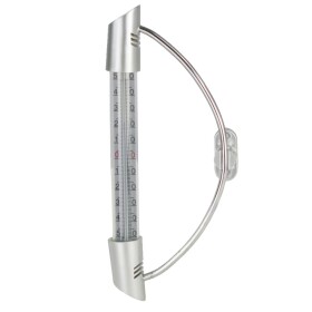 STREND PRO 221974 Teploměr okenní plast + kov, délka 230mm, stříbrný