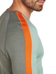 Pánské merino tričko s dlouhým rukávem ICEBREAKER Mens 200 Sonebula LS Crewe, Galaxy/Moss/Blaze velikost: L
