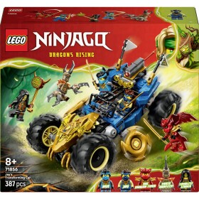 71856 LEGO® NINJAGO Žičky transformace Jays (71856); závodní auto