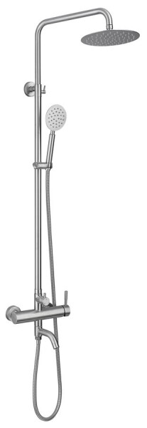 SAPHO - MINIMAL vanový sloup s pákovou baterií a napouštěním, nerez MI140