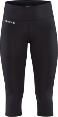 Běžecké 3/4 kalhoty CRAFT ADV ESSENCE CAPRI TIGHTS černé Velikost textilu: