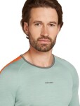 Pánské merino tričko s dlouhým rukávem ICEBREAKER Mens 200 Sonebula LS Crewe, Galaxy/Moss/Blaze velikost: L