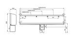 SANELA - Nerezové pisoárové žlaby Pisoárový žlab s elektronikou, délka 1200 mm, napájení z baterie, nerez SLPN 03EB