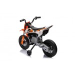 Mamido Dětská elektrická motorka Cross Pantone 361C oranžová