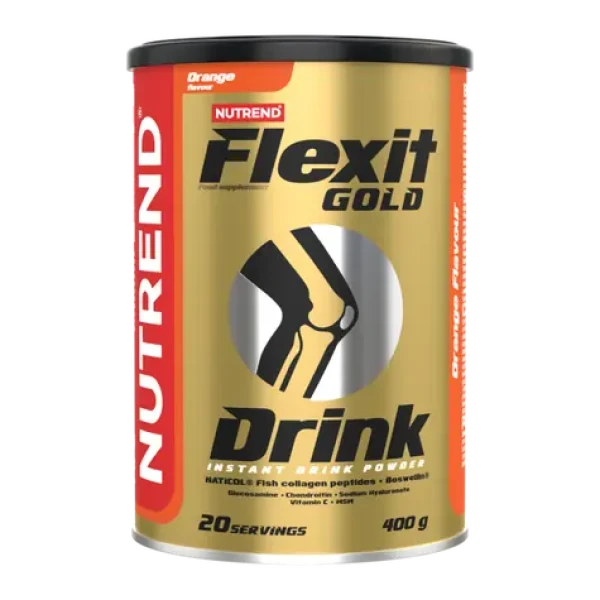 Kloubní výživa Flexit Gold Drink - Nutrend (pomeranč, 400 g) (42655-2-400g-orange)