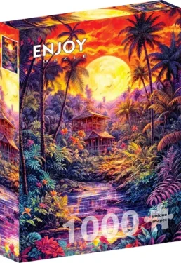 ENJOY Puzzle Soumrak v džungli
