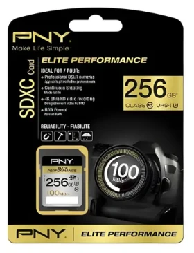 PNY Elite Performance SDXC 256 GB / Paměťová karta / Class 10 (SD256ELIPER-EF)