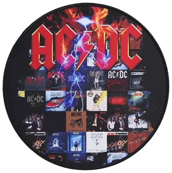 Superdrive AC/DC / Herní podložka pod myš / průměr 30 cm (SA5646-A2)