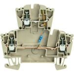 Weidmüller 8023610000 dvojitá svorka šroubovací Tmavě béžová 25 ks