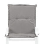 Polstrovaná podložka, látka, šedá, AZP-S1028 GREY