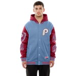 New Era Pánská bunda Philadelphia Phillies MLB Cooperstown Full Snap Patch Velikost: 2XL