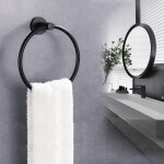REA - Koupelnový věšák black 332915A MIST 05 REA-06904