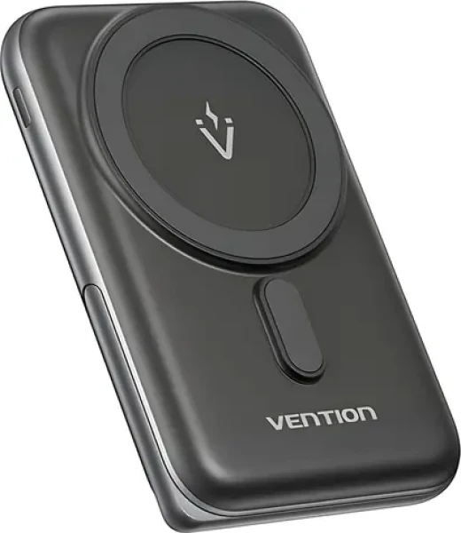 Vention FHNB0 černá / Power Bank / 10000mAh / MagSafe / Bezdrátové nabíjení 20W / USB-C PD / LED displej (47322-0)