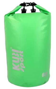 KUBISPORT Lodní vak 60 l zelený / Nepromokavý / Kemping a vodní sporty (05-BA12K-ZE)