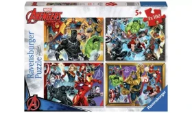 Ravensburger Avengers: Superhrdinové - 4x100 dílků