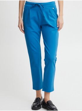 Modré dámské zkrácené kalhoty Fransa dámské