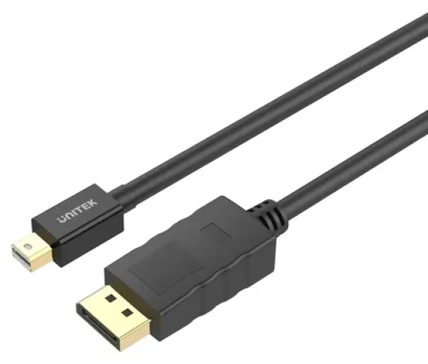 Unitek Y-C611BK černá / Kabel / Mini DisplayPort - DisplayPort / 2 m / DP 1.2 (Y-C611BK)