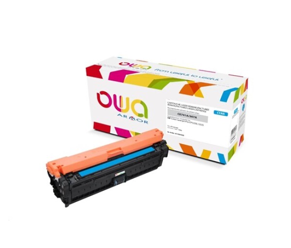 OWA Armor toner pro HP Color Laserjet CP5220, 5225, 7300 Stran, CE741A, modrá/cyan EDF_1081073