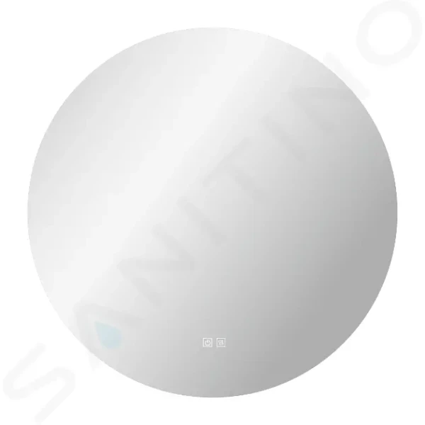 Kielle Zrcadlo s LED osvětlením a vyhříváním, průměr 100 cm 50324071