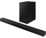 SAMSUNG HW-T420 černá / 2.1 kanálový soundbar / 150 W / Bluetooth / USB / optický vstup (8806090290992)