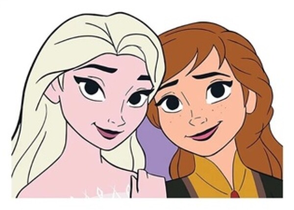 Moje omalovánky Ledové království