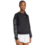 Dámská mikina adidas Animal Print 3-Stripes French Terry Sweatshirt black JM1835 2 XL