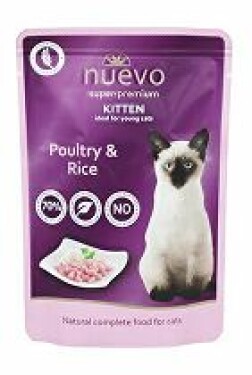 Nuevo kotě kapsa drůbeží s rýží 85g