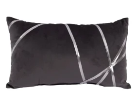 Dekorační polštář Vanessa 30x50 cm, antracitový