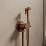 REA - Podomítková bidetová baterie Foss Clif Brush Copper REA-B5845