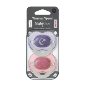 Tommee Tippee Night silikonový dudlík 6-18m 2ks - více barevných variant (433661-T)