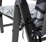 SUN GARDEN ASS COMFORT lehátko hliníkové - antracit + černé