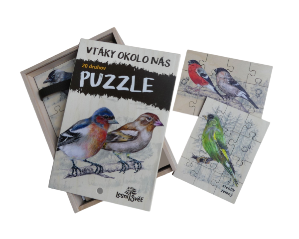 Sada Puzzle - Vtáky okolo nás SK