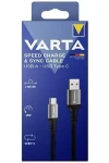 Varta Nabíjecí kabel USB-A - USB-C černá, šedá / Kabel / 60W / 5 Gbit/s / 2 m (57935101111)