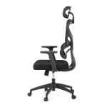 Kancelářská židle, houpací mechanismus, černá, KA-K2080 BK