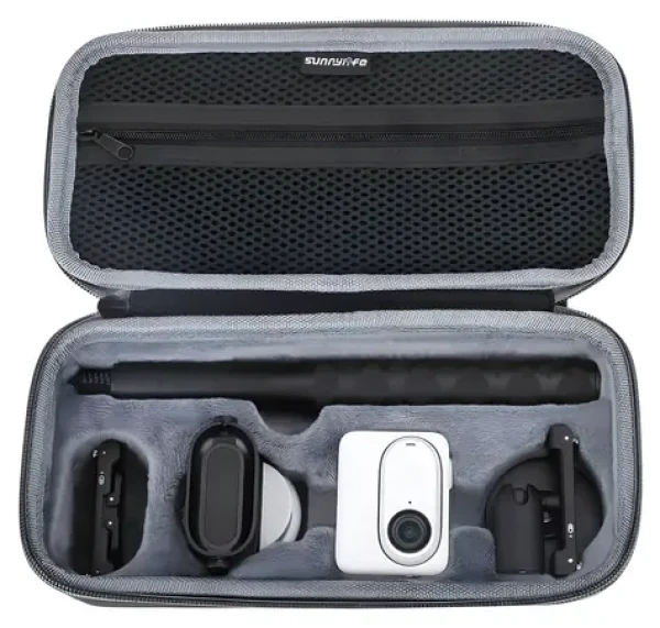 Sunnylife IST-B675 černé / Pouzdro / Insta360 GO 3, GO 3S / tkanina a flanel (IST-B675)